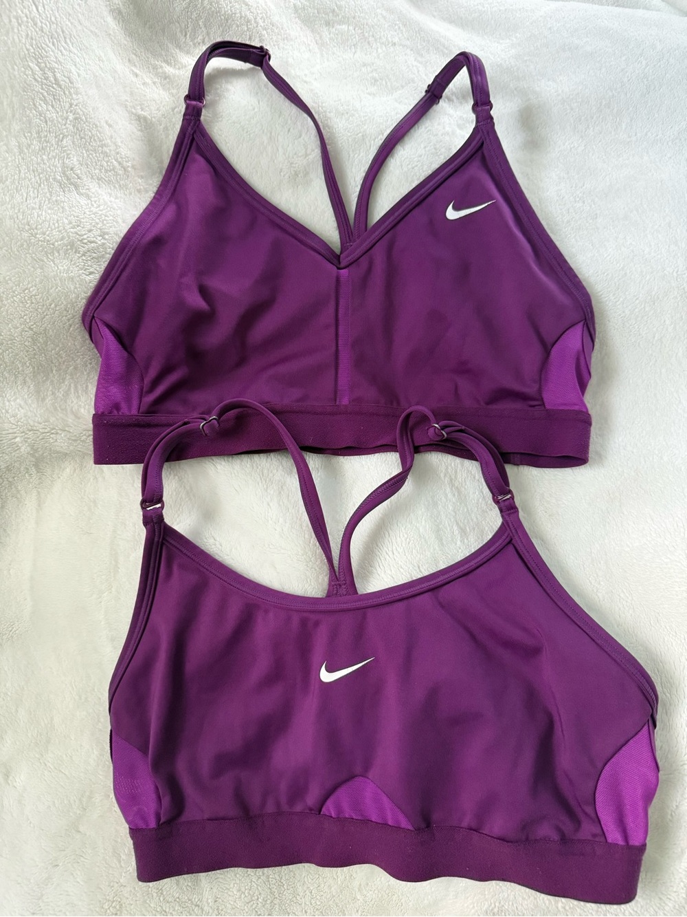 TWO Nike Women's Purple Sports Bras